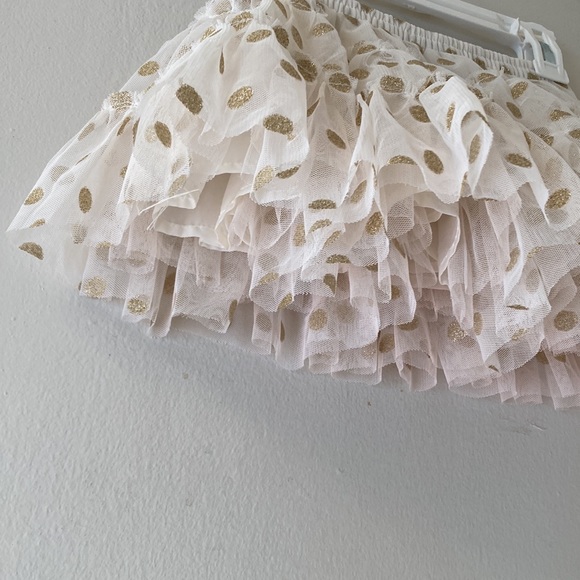 Glitter Polka Dot Tulle Skirt, pant, & top bundle - Picture 9 of 11